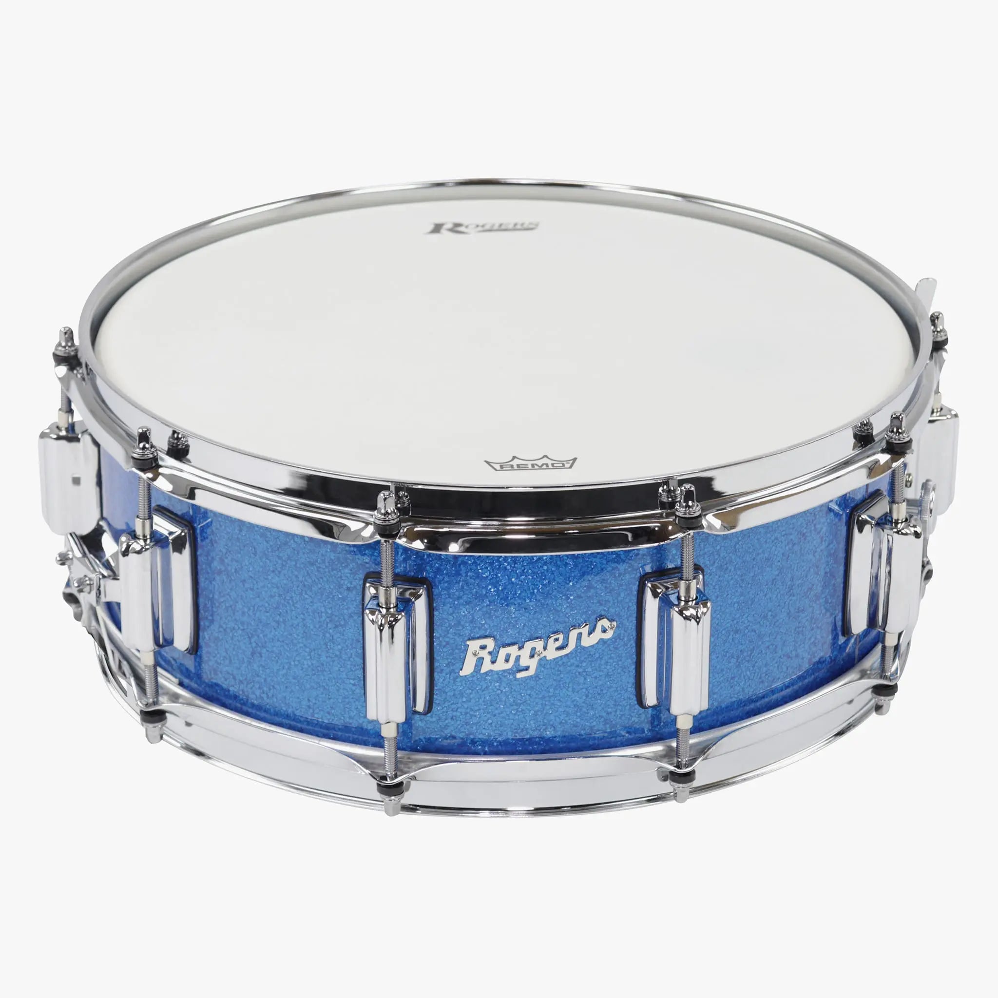 ~NEW!~ Rogers ST36BS SuperTen Series 5x14 Snare Drum in Blue Sparkle (SAVE OVER $250!)